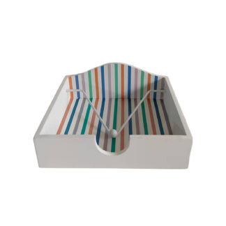 STRIPED NAPKIN HOLDER