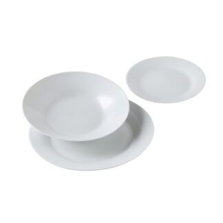 18-PIECE WHITE DINNER SET