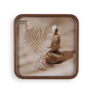 CLAY WOOD PHOTO FRAME 30X30