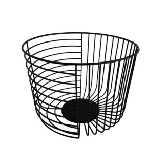BLACK METAL FRUIT BASKET