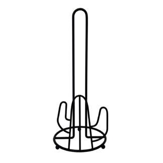 BLACK CACTUS TOILET ROLL HOLDER