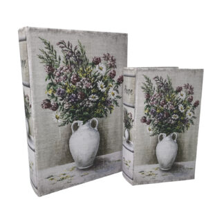 SET OF 2 DECORATIVE BOOKS
