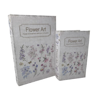 SET OF 2 DECORATIVE BOOKS