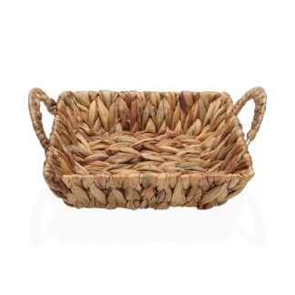 SQUARE BASKET WITH HANDLES