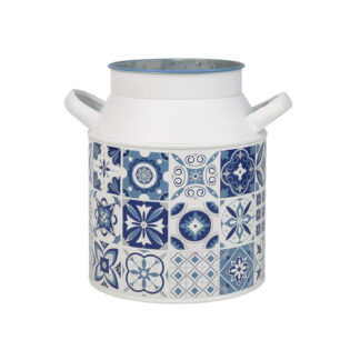 METALLIC AZURITE VASE