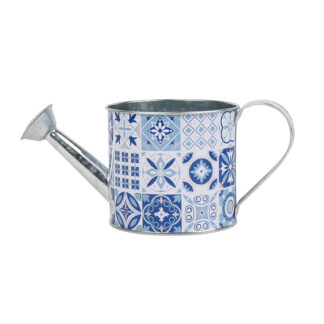 METALLIC AZURITE WATERING CAN
