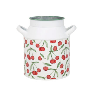 METALLIC CHERRIES VASE