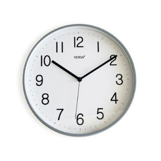 GREY WALL CLOCK 30CM