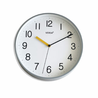 GREY WALL CLOCK 25CM