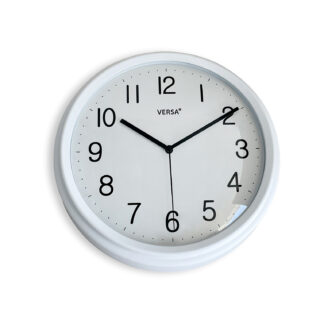 WHITE WALL CLOCK 26CM