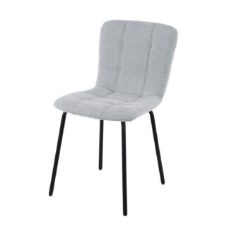 LIGHT GREY UPHOLSTERED CHAIR