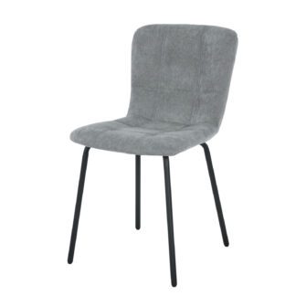 DARK GREY UPHOLSTERED CHAIR