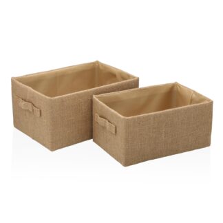 SET OF 2 JUTE BASKETS