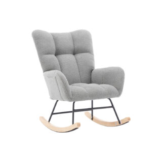 ROCKING CHAIR WITH GREY ARMRESTS