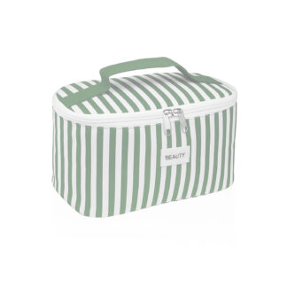 LIGHT GREEN LINTEA TOILETRY BAG WITH HANDLE