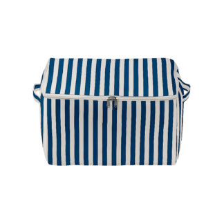SMALL NAVY LINTEA FABRIC BOX