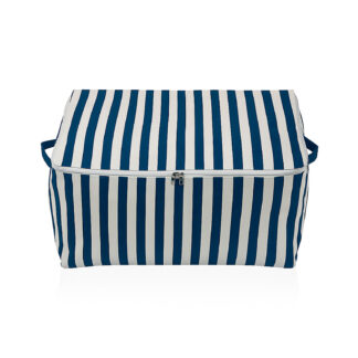 MEDIUM NAVY LINTEA FABRIC BOX