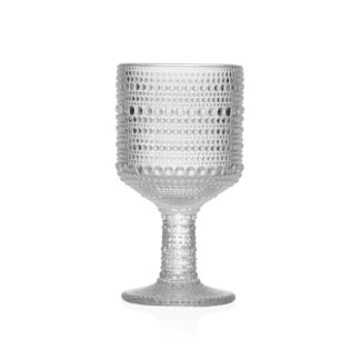 TRANSPARENT DESIGN WINE GLASS