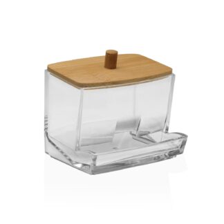 SQUARE BOX WITH BAMBOO LID